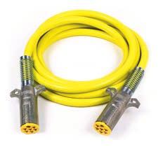 from entering the back of the plug Solid brass terminals are corrosion resistant, and provide superior current capacity with minimal voltage drop 87181 COILED NON-ABS 87020 12' 12" Non ABS, 1/10,