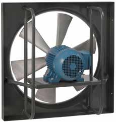 Heavy Duty Direct Drive Exhaust Fans 24 Totally enclosed and explosion proof motors.