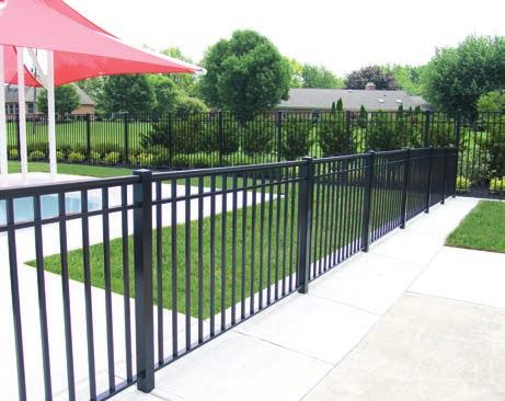 Railing features well-crafted lines and an