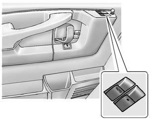 Keys, Doors, and Windows 2-15 If the vehicle has power windows, the controls are on each of the front doors. The driver door has a switch for the passenger window also.