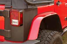 This pair of European styled XHD bumper tow point covers feature a hard-wearing injection molded plastic design that matches the factory one for an overall integrated look. For use with 11540.