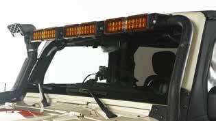 This easy, no drill solution uses a clean welded design and mounts up to three 13.5 inch LED Light Bars (15209.11) LED Windshield Light Bar for 07-15 Wrangler Omix# LED Windshield Light Bar 11232.