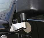 07-15 Wrangler Relocation Mirrors Part # Round Quick Release Mirror Kit, Pair, Black, does both sides 11025.