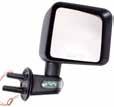 10 Round Mirror Kit, Stainless Steel, LH or RH does one side 11026.11 Rectangular Quick Release Mirror Kit, Pair, Black, does both sides 11025.