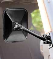 The Rugged Ridge Quick Release Mirror Relocation Kit is the perfect solution for your Wrangler.