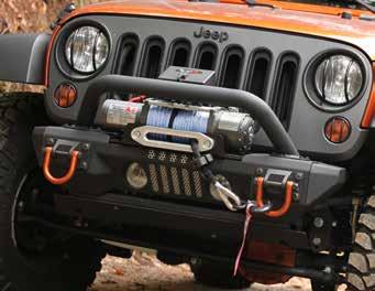 Each new aluminum XHD has cutouts and mounting points for the factory fog lights and a great looking Jeep Style front slat look that will make this bumper stand out.