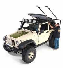 22) to mount up to four lights. Remove your Freedom Panels without having to move the roof rack.