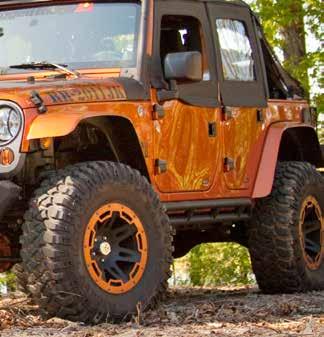 ALL TERRAIN FLAT FENDER FLARES Now, with the All-Terrain Flat Fender Flares from Rugged Ridge you can add a bigger tire option for a true off road look.