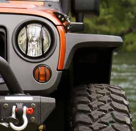 Backed by an industry leading 5 year limited warranty, the Hurricane Flat Fender Flares will really set your JK apart