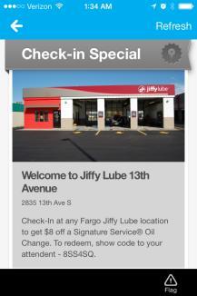 Service Oil Change Jiffy Lube Fargo, ND