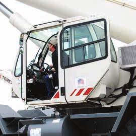 From easy cab access to the independent dual braking system, Terex Rough Terrain Cranes are built to keep you and everyone around you as safe as possible.