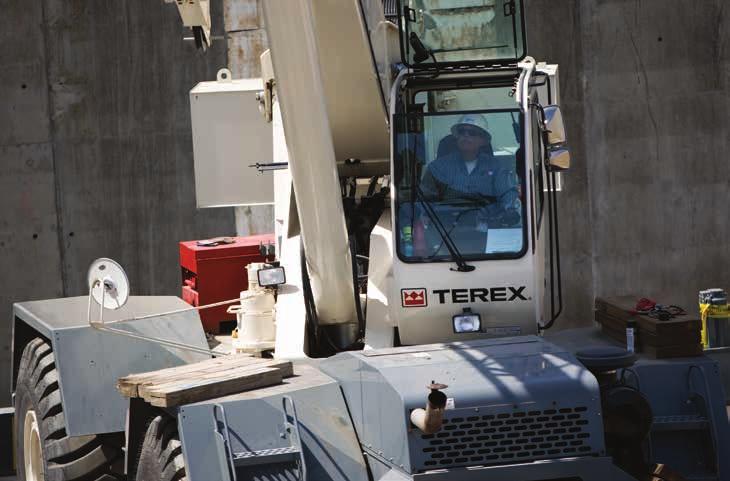 Many Terex Cranes are designed with interchangeable parts, enabling your dealer to more effectively service your crane if needed Terex is committed to providing the service you demand if a repair