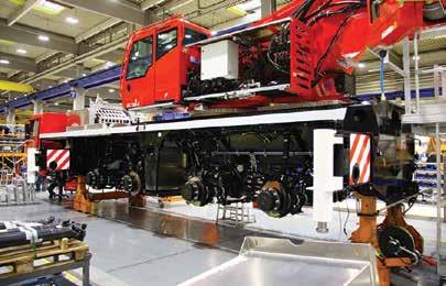 Terex Cranes on the road to recovery A Demag AC 130-5 on the production line Everyone is fully aware of the problems Terex Cranes has been having over the past few years.