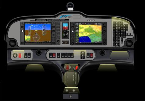 Standard P2010-MkII 390 EQUIPMENT Empty Weight 770 kg Lycoming IO390 215 HP Engine G1000 Nxi Integrated Flight Deck System, includes: GDU 1050 1O-inches PFD GDU 1050 1O-inches MFD Dual GEA 71 Engine