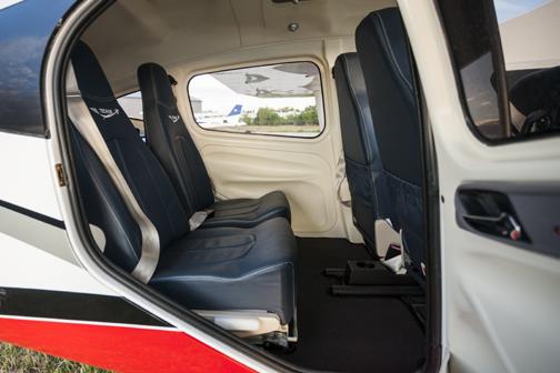 Optional Extras INTERIOR Standard Interior comes with blue seats and ivory cabin.