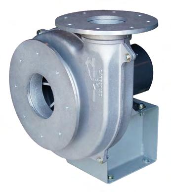 CONSTRUCTION FEATURES Corrosion Resistant Cast aluminum construction requires no painting and provides for a maintenance free fan in moist air environments.