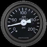 Other Datcon light kits listed in this catalog are NOT compatible with these mechanical pressure gauges. See other pages in this section for matching speedometers and tachometers.