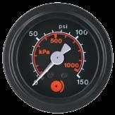 These single-lead light kits ground to the metal gauge case and are unique to current production Datcon mechanical pressure gauges.