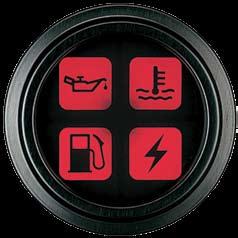 Warning Light Cluster Genuine Datcon Products Quality You Can Trust Dual Air Pressure Gauges: bold