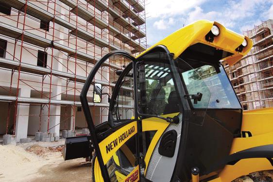 operate in comfort WitH best visibility The spacious cab offers the best visibility available on the market.
