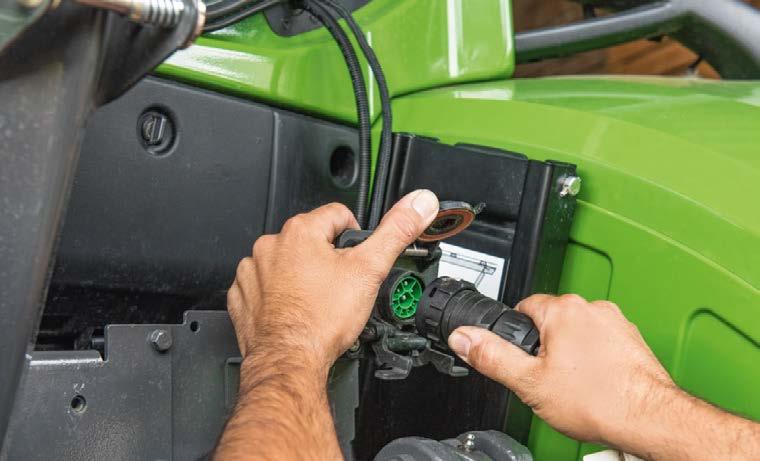 Our optional OptiControl joystick offers you exceptional comfort and convenience, and is specially optimised for use with our sprayer implements.