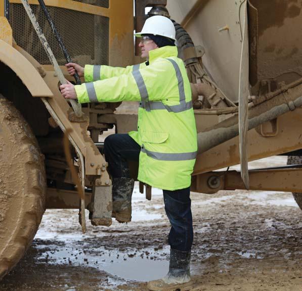 Safety Designed into Every Machine Product Safety Caterpillar has been and continues to be proactive in developing machines that meet or exceed safety standards.