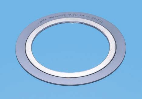 pressures, cryogenic temperatures, heat cycles, temperature cycles and so on. VORTEX GASKETS Features 1. Sealability, especially gas sealing, is superior to that of NA Vortex gaskets. 2.