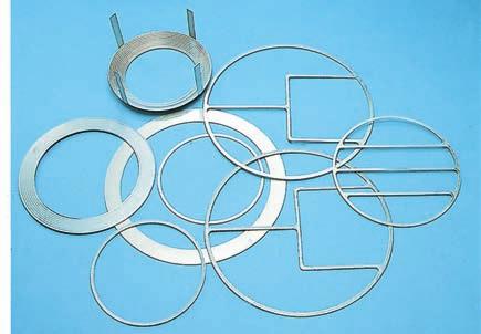METAL JACKETED GASKETS A highly heat resistant core is completely covered with a thin metal jacket. Double jacket type as per diagram below is standard, but other jacketing methods are also available.