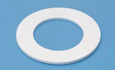 This gasket can be used for almost all chemicals except strong alkalis such as sodium hydroxidie and hydrofluoric acid. For the process which required white color gasket, TOMBO No.