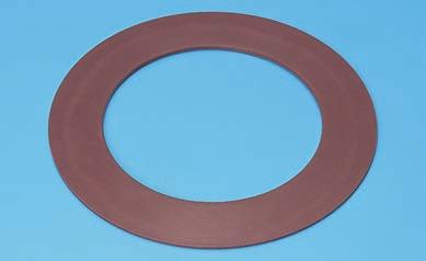 Less Permeable Fluoropolymer Gasket (Brown Color) NAFLON LP Gasket TOMBO No.9007-LP Brown color gasket made from special PFA.