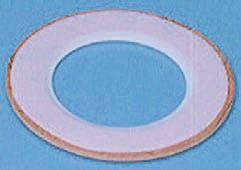Electrical Insulation Gasket NAFLON PTFE has excellent electrical insulating properties. This electrical insulating gasket is made of PTFE and to be used for electrical insulation between flanges.
