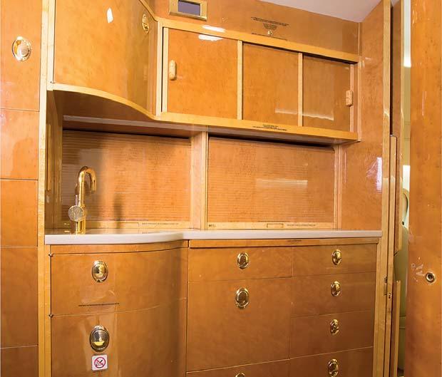 Opposite to the RH Galley, Additional Storage includes: A 30 Closet - An Umbrella Storage -