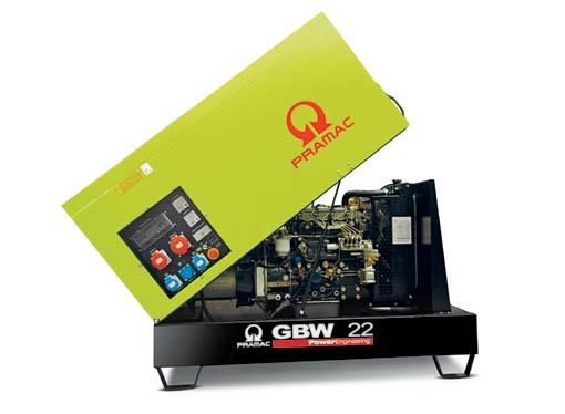 STATIONARY RANGE / SOUNDPROO VERSION gbw series RIENDLY GENERATION This range has optimized features specially focused to meet the needs of low investment applications.