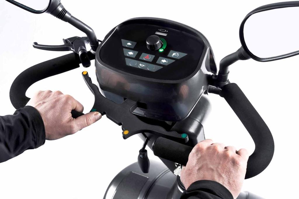 Controls Designed for you Safety and style as standard, every S-Series scooter comes with