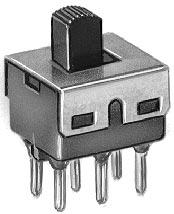 SWITCHS WITH STANDARD S C&K 1000 Series Miniature Switches PART NUMBR FUNCTION 1101M2S3CQ2 ON NON ON NOT: For PC mounting information, see page -13.
