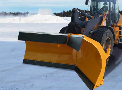 V-PLOWS TACKLE AND DOMINATE HEAVY SNOW FOLDING V-PLOW The Henke Folding V-Plow is a heavy duty, all season, multi-directional dozer blade for wheel loaders and motor graders.