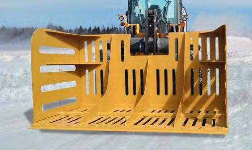 products are built to handle large volumes of snow on airport ramps and parking lots. Full welded construction.