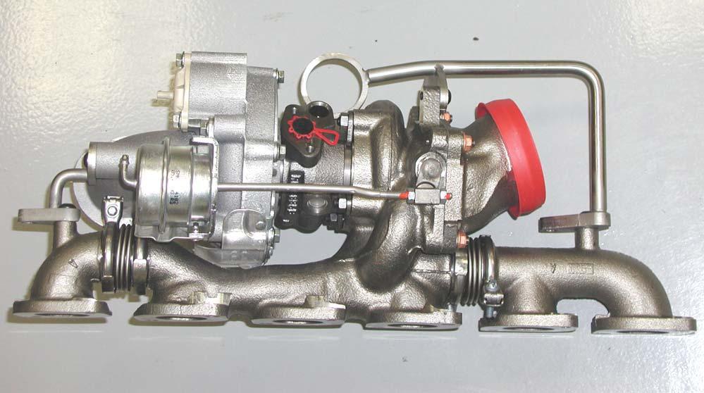 Turbocharger Note: Two installation / removal bars should