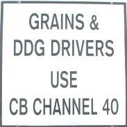 The Grains Operator will open the gate and the driver will drive through and make an immediate right. Cell phone use in the plant is prohibited. Do not block any intersection in case of an emergency.