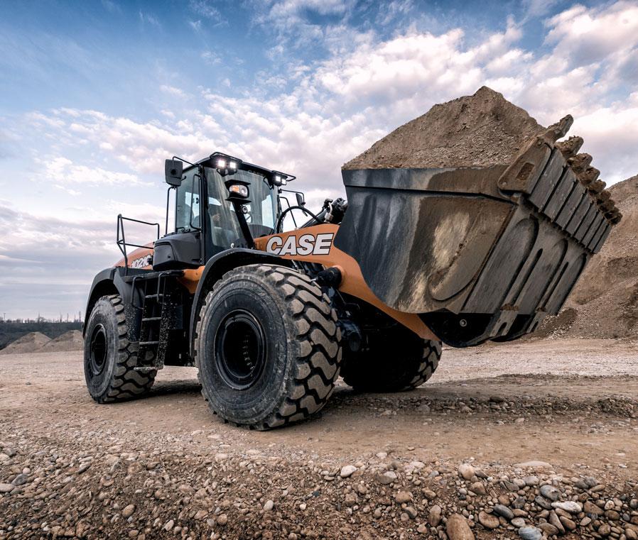 OPTIMISED FRONT LOADER DESIGN AND PRODUCTIVITY 49 MORE PRODUCTIVITY Linkage and bucket design The combined action of the higher engine power, the linkage design