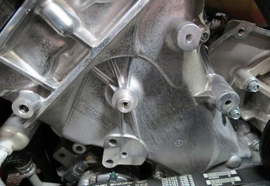 49. Clean the cylinder head flanges as needed and tape up the ports to prevent debris from falling into the ports. 50.