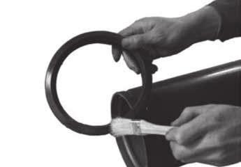 prevent proper sealing. 2. Lubricate Gasket Check gasket to be sure it is compatible for the intended service.