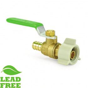 Brass Ball Valves These valves feature a heavy-duty, full port design, 1/4-turn steel handle (reversible) and are available in both regular and Lead-Free brass. Threaded valve ends meet ANSI B2.
