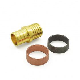 Brass PEX Fittings Crimp style PEX fittings are the most popular type of fittings used for the installation of PEX tubing.