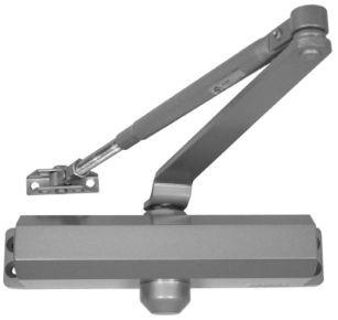 body and zinc plated arm assembly Rack & pinion mechanism Three separate valves independently adjusts sweep & latch speeds & backcheck Reversible, sizes 3-5 same mounting holes U.L. Listed ANSI A156.