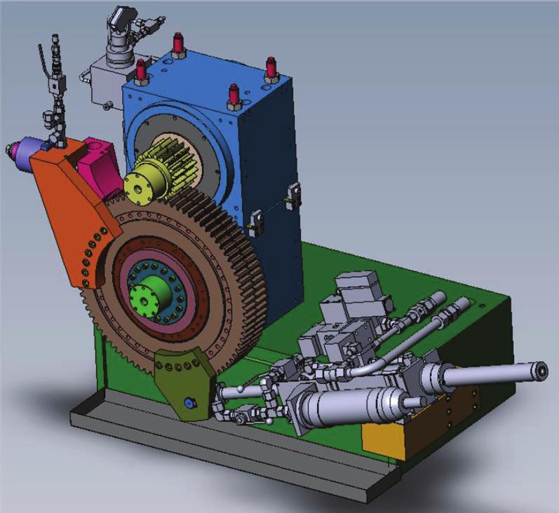 196 M. Octrue et al. / Procedia Engineering 133 ( 2015 ) 192 201 On Figure 3 it can be seen: At the top left the static jack by which the 2 gear wheels are loaded with arm levers.