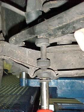 Use a jack to raise the vehicle and support with jack stands only if you need additional clearance under the vehicle.