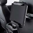 NEW 2019 NEXT-GENERATION SILVERADO & SIERRA ACCESSORIES Universal Tablet Holder with Integrated Power Backseat passengers can easily use their tablets on the road with this