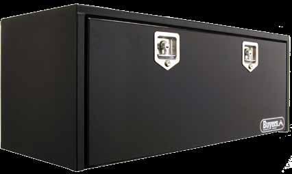 BLACK STEEL BOX w/diamond TREAD ALUM. DOOR & DIE-CAST T-HANDLE COMPRESSION LATCH 1702500 18 18 24 1 61 lbs. 1702503 18 18 30 1 72 lbs. 1702505 18 18 36 1 82 lbs. 1702510 18 18 48 2 104 lbs.
