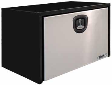 UNDERBODY 1703703 1702650 1702805 PART NO. HEIGHT DEPTH WIDTH # LATCHES WEIGHT POLISHED STAINLESS STEEL BOX w/die-cast T-HANDLE 1702650 18 18 24 1 72 lbs. 1702653 18 18 30 1 81 lbs.